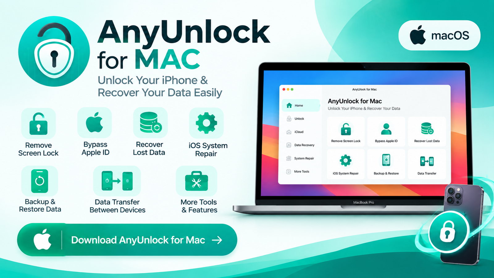 AnyUnlock for Mac software