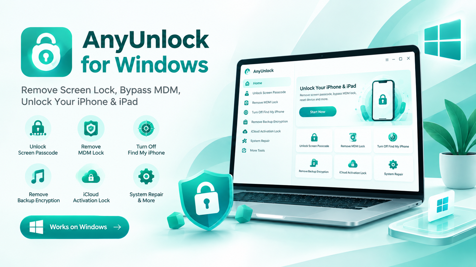 AnyUnlock for Windows software